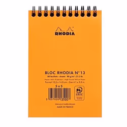 Rhodia 13500C writing notebook A6 80 sheets Orange