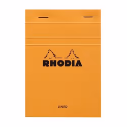 Rhodia 13600C, Image, Orange, A6, 80 sheets, Lined paper, Soft frontcover & hard backcover
