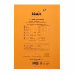 Rhodia 18000C writing notebook A4 80 sheets Orange