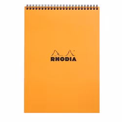 Rhodia 18500C, Monochromatic, Orange, A4, 80 sheets, 80 g/m², Squared paper