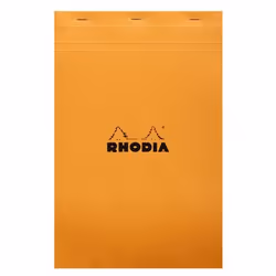 Rhodia 19200C, Image, Orange, A4+, 80 sheets, Squared paper, Soft frontcover & hard backcover