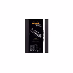 TOUCH 116111C - Black Maya Pad A5 New Ruler Cross Block - 50 Sheets - Clairefontaine Maya Black Paper 120 g/m - for Calligraphy and Precise Drawing