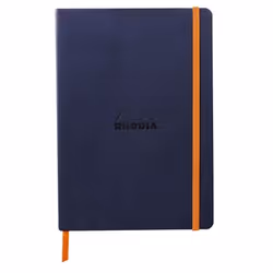 Rhodia 117378C, Monochromatic, Blue, A5, 80 sheets, 90 g/m², Lined paper