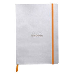 Rhodia 117401C writing notebook A5 80 sheets Silver