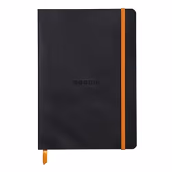 Rhodia 117402C, Monochromatic, Black, A5, 80 sheets, 90 g/m², Lined paper