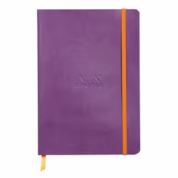 Rhodia 117410C, Monochromatic, Violet, A5, 80 sheets, 90 g/m², Lined paper