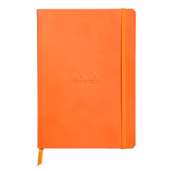Rhodia 117414C, Monochromatic, Orange, A5, 80 sheets, 90 g/m², Lined paper