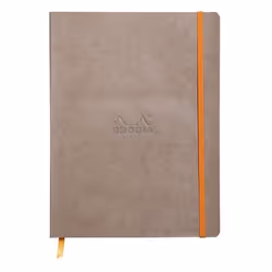 Rhodia 117504C, Monochromatic, Taupe, 80 sheets, 90 g/m², Lined paper, Softcover