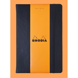RHODIA A5 Hard Cover Casebound Web Notebook Dot Grid 192 Pages Black -