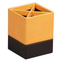 Rhodia 118810C pen/pencil holder Leatherette Brown, Orange