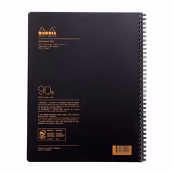 Rhodia 119900C writing notebook A4+ 80 sheets Black