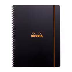 Rhodia 119930C, Monochromatic, Black, A4+, 80 sheets, 90 g/m², Squared paper