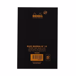Rhodia 146009C writing notebook 80 sheets Black