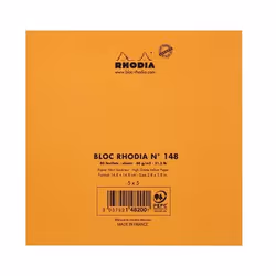 Rhodia 148200C writing notebook 80 sheets Orange
