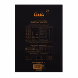 Rhodia 180009C writing notebook A4 80 sheets Black