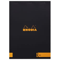Rhodia N°18 writing notebook A4 70 sheets Black
