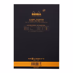 Rhodia N°18 writing notebook A4 70 sheets Black