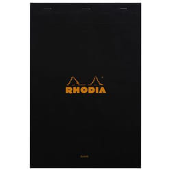 Rhodia 190009C writing notebook A4+ 80 sheets Black