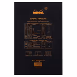 Rhodia 192009C writing notebook A4+ 80 sheets Black
