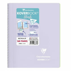 Clairefontaine 366775C writing notebook A5 160 sheets Lilac, Lime