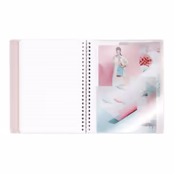 Clairefontaine 366775C writing notebook A5 160 sheets Lilac, Lime