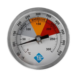 SW 0-300 Degree Celsius Stainless Steel BBQ Grill Thermometer Temperature Gauge