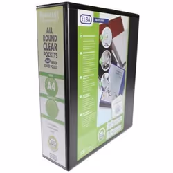 - All round clear slip pockets on front. back and spine for complete personalisation; - 3 inside pockets for loose papers and ...