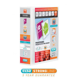 Elba PRES RBNDR 4D 65MM A4 WHT PK4