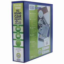 - All round clear slip pockets on front. back and spine for complete personalisation; - 3 inside pockets for loose papers and ...