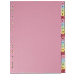 Elba A4 A-Z CARD DIVIDRS ASS