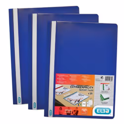 Elba CLEARVIEW FLDR A4 BLU P50