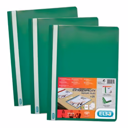 Elba CLEARVIEW FLDR A4 GRN P50