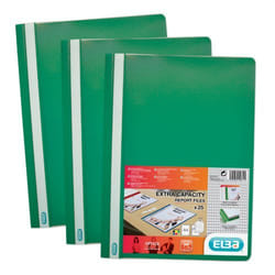 Elba CLEARVIEW FLDR A4 GRN P50