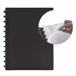 Oxford 400078998, Black, Polypropylene (PP), 30 pockets, 60 sheets, Landscape/Portrait, A4