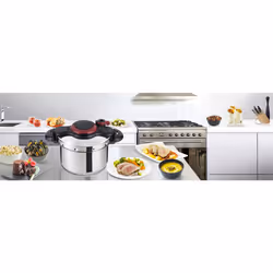 Tefal P4620768 stovetop pressure cooker 6 L Black, Stainless steel - Additional view 6
