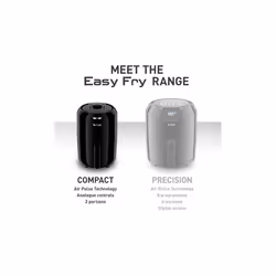 Tefal EY101827 Air Fryer Easy Fry Compact Health Fryer 0.6Kg 2 Portions Black