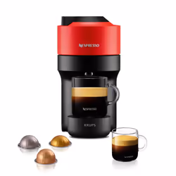 Krups Vertuo Pop XN920540, Pod coffee machine, 0.56 L, Coffee pod, 1260 W, Red