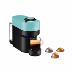 Krups Vertuo Pop XN9204, Capsule coffee machine, 0.56 L, Coffee capsule, 1500 W, Black, Mint colour