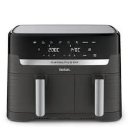 Tefal Dual Easy Fry & Grill EY905B40 Double 8.3 L Stand-alone 2400 W Hot air fryer Grey