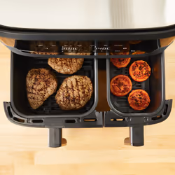 Tefal Dual Easy Fry & Grill EY905B Double 8.3 L Stand-alone 2700 W Hot air fryer Grey - Additional view 6