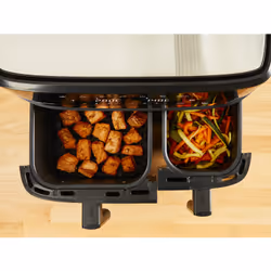 Tefal Dual Easy Fry & Grill EY905B Double 8.3 L Stand-alone 2700 W Hot air fryer Grey - Additional view 7