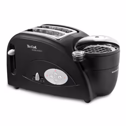 Tefal TT552842, 2 slice(s), Black, Level, 1200 W, 160 mm, 390 mm