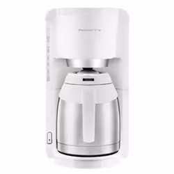 Rowenta CT3811, Drip coffee maker, 1.25 L, Ground coffee, 850 W, Stainless steel, White
