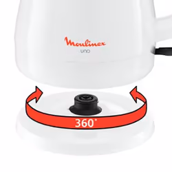 Moulinex BY150100 electric kettle 1.5 L 2400 W White