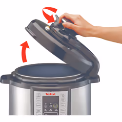 Tefal CY505E40 electric pressure cooker Black, Stainless steel 1200 W