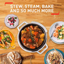 Tefal Turbo Cuisine 4.8L 1000W Electric Pressure CookerWhite