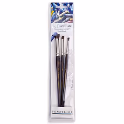 Sennelier Le Pastelliste Brush Set 3 Count (Pack of 1) Brown