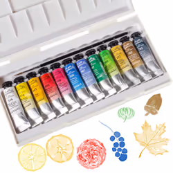 Sennelier La Petite Aquarelle Watercolor Set  0.33 Fl Oz (Pack of 12)  Multicolor