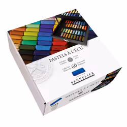 Sennelier Extra-Soft Pastel Half Stick Set 60 Count Pack of 1 Multi