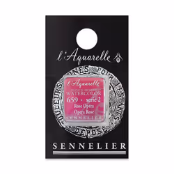 Sennelier French Artists' Watercolor  Half Pan  Opera Rose S2